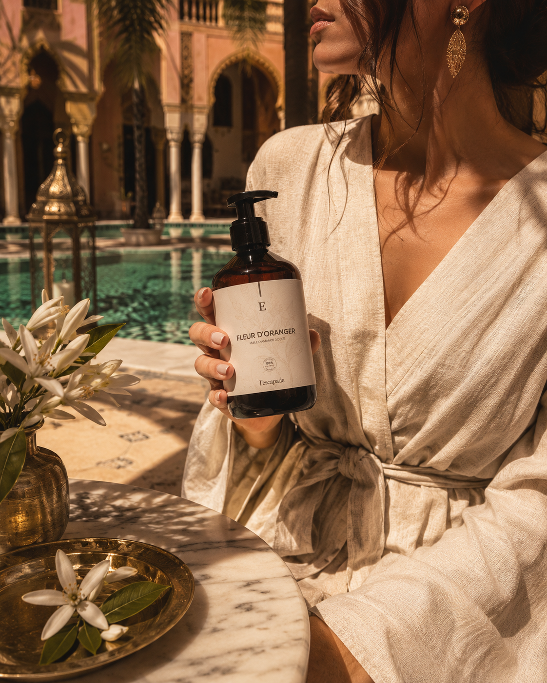 Huile d’Amande Douce Fleur d’Oranger – 500 ml