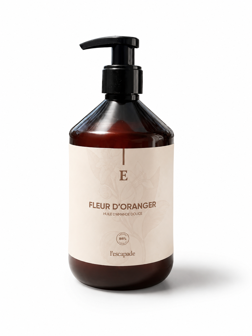Huile d’Amande Douce Fleur d’Oranger – 500 ml